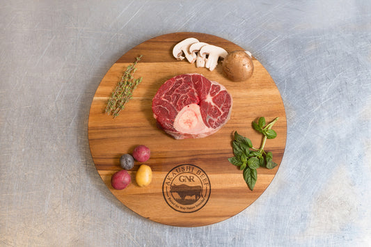 Grain Finished Bone-In Shank (Osso Buco) – Akaushi F-1 | Braise-Ready